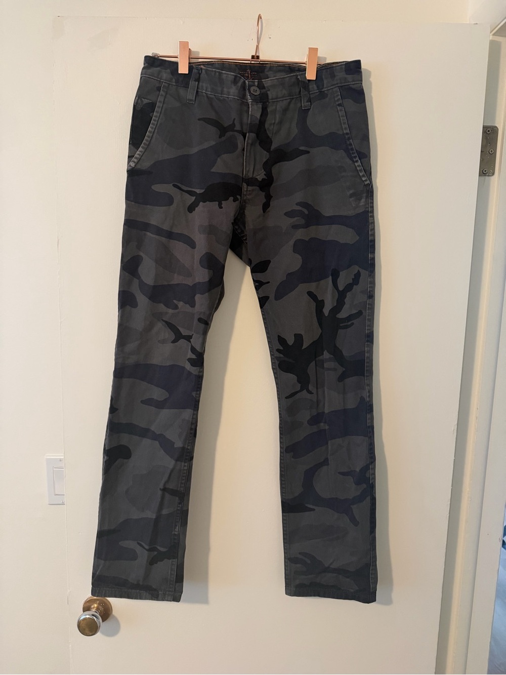 Dockers Gray Camo Alpha Khaki Pants